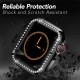 Bling Watch Case for Apple Watch 38mm 40mm 41mm 42mm 44mm 45mm Bling Crystal Diamonds Rhinestone Bumper Cover for Women Girl, Hard PC Protective Frame for iWatch Series 8/7 /6/5/4/3/2/1/SE Bling Watch Case for Apple Watch 38mm 40mm 41mm 42mm 44mm 45mm Bling Crystal Diamonds Rhinestone Bumper Cover for Women Girl, Hard PC Protective Frame for iWatch Series 8/7 /6/5/4/3/2/1/SE