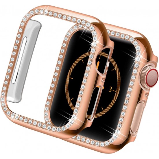 Bling Watch Case for Apple Watch 38mm 40mm 41mm 42mm 44mm 45mm Bling Crystal Diamonds Rhinestone Bumper Cover for Women Girl, Hard PC Protective Frame for iWatch Series 8/7 /6/5/4/3/2/1/SE Bling Watch Case for Apple Watch 38mm 40mm 41mm 42mm 44mm 45mm Bling Crystal Diamonds Rhinestone Bumper Cover for Women Girl, Hard PC Protective Frame for iWatch Series 8/7 /6/5/4/3/2/1/SE