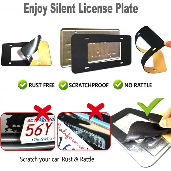 Carbon Fiber License Plate Frame- 100% Handcrafted Real Carbon Fiber Cloth Wrap Holder, Wide Edge Black Aluminum Car Tag Cover with Stainless Steel Screws Caps Carbon Fiber License Plate Frame- 100% Handcrafted Real Carbon Fiber Cloth Wrap Holder, Wide Edge Black Aluminum Car Tag Cover with Stainless Steel Screws Caps