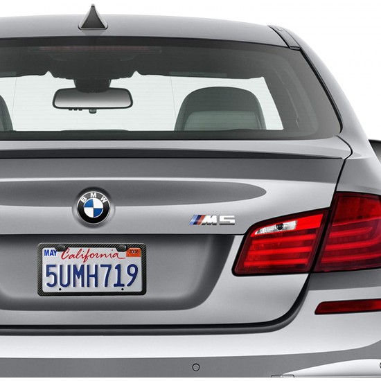 Carbon Fiber License Plate Frame- 100% Handcrafted Real Carbon Fiber Cloth Wrap Holder, Wide Edge Black Aluminum Car Tag Cover with Stainless Steel Screws Caps Carbon Fiber License Plate Frame- 100% Handcrafted Real Carbon Fiber Cloth Wrap Holder, Wide Edge Black Aluminum Car Tag Cover with Stainless Steel Screws Caps