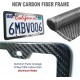 Carbon Fiber License Plate Frame- 100% Handcrafted Real Carbon Fiber Cloth Wrap Holder, Wide Edge Black Aluminum Car Tag Cover with Stainless Steel Screws Caps Carbon Fiber License Plate Frame- 100% Handcrafted Real Carbon Fiber Cloth Wrap Holder, Wide Edge Black Aluminum Car Tag Cover with Stainless Steel Screws Caps