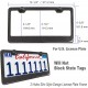 Carbon Fiber License Plate Frame- 100% Handcrafted Real Carbon Fiber Cloth Wrap Holder, Wide Edge Black Aluminum Car Tag Cover with Stainless Steel Screws Caps Carbon Fiber License Plate Frame- 100% Handcrafted Real Carbon Fiber Cloth Wrap Holder, Wide Edge Black Aluminum Car Tag Cover with Stainless Steel Screws Caps