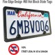 Carbon Fiber License Plate Frame- 100% Handcrafted Real Carbon Fiber Cloth Wrap Holder, Wide Edge Black Aluminum Car Tag Cover with Stainless Steel Screws Caps Carbon Fiber License Plate Frame- 100% Handcrafted Real Carbon Fiber Cloth Wrap Holder, Wide Edge Black Aluminum Car Tag Cover with Stainless Steel Screws Caps