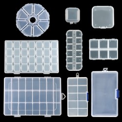 9 sizes Plastic Storage Jewelry Box Compartment Adjustable Container for Beads earring box for jewelry rectangle Box Case 9 sizes Plastic Storage Jewelry Box Compartment Adjustable Container for Beads earring box for jewelry rectangle Box Case