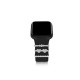 Callancity 3Pcs/Sets Metal Decorative Rings Loops Rhinestone Sparkling Diamond Rubber Strap Charms Compatible For Watch Sport Band Series 5/4/3/2/1 38mm 40mm 42mm 44mm (Platinum) Callancity 3Pcs/Sets Metal Decorative Rings Loops Rhinestone Sparkling Diamond Rubber Strap Charms Compatible For Watch Sport Band Series 5/4/3/2/1 38mm 40mm 42mm 44mm (Platinum)