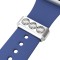 Callancity Watch Band Charms Luxury Design Decorative Ring Loops Silicone Strap Ornament Valentine's Day Gift Compatible For Smart Sport Watch Rubber Bracelet 