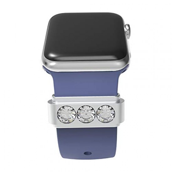 Designer Band with Charms Decor Compatible with Apple Watch Band