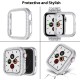 Bling Band Compatible with Case for Apple Watch Ultra Series 3 4 5 6 7 8 SE iWatch 38 40 42 41 44 45 49mm, Metal Jewelry Rhinestone Diamond Bracelet Strap Replacement for Women