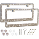 Bling License Plate Frame for Women,2 Pack Premium Stainless Steel Rhinestone License Plate Holder,Handmade Glitter Crystal Diamond Lincense Plate Cover for Girl Bling License Plate Frame for Women,2 Pack Premium Stainless Steel Rhinestone License Plate Holder,Handmade Glitter Crystal Diamond Lincense Plate Cover for Girl