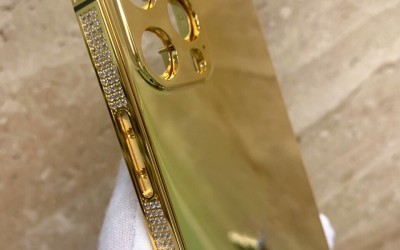 Luxury Replacement Phone Housing With Bling Diamonds  Custom Logo Phone Case Compatible For iPhone Series Luxury Replacement Phone Housing With Bling Diamonds  Custom Logo Phone Case Compatible For iPhone Series