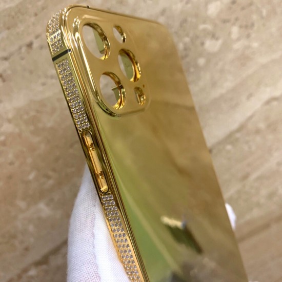 Luxury 24K Gold Plated Custom Housing For iPhone 12 Pro /Pro Max