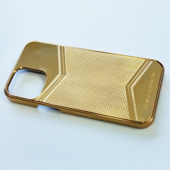 Callancity 24kt Gold Plated Phone Protective Cover Compatible For IPhone 13 series Customized Design Phone Protective Case