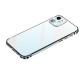 Callancity New Design Stainless Steel Frame Metal Bezel Transparent Phone Back Cover for Iphone 13Mini/13/13Pro/13ProMax