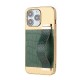 Luxury Design TPU Phone Case With Wrist Holder Back Screen Protector With Metal Cover Soft Leather for iPhone 13 Series for iPhone 12 Series