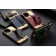 Luxury Design TPU Phone Case With Wrist Holder Back Screen Protector With Metal Cover Soft Leather for iPhone 13 Series for iPhone 12 Series