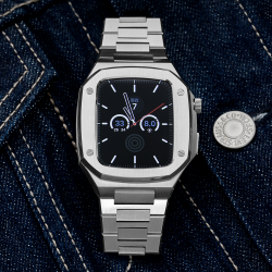 Luxury Metal Watch Case for Apple Watch Series 7 6 5 4 3 2 1 Stainless Steel Watch Protective Cover for iWatch 38mm 40mm 41mm 42mm 44mm 45mm Luxury Metal Watch Case for Apple Watch Series 7 6 5 4 3 2 1 Stainless Steel Watch Protective Cover for iWatch 38mm 40mm 41mm 42mm 44mm 45mm