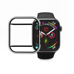 Bling Diamond Watch Case for Apple Watch 45/44/42/41/40/38mm Protective Bumper Frame Cover for IWatch Series 8 7 6 SE 5 4 3 2 1 Bling Diamond Watch Case for Apple Watch 45/44/42/41/40/38mm Protective Bumper Frame Cover for IWatch Series 8 7 6 SE 5 4 3 2 1