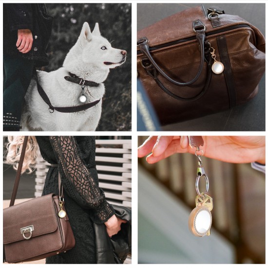 Trendy Crystal Airtag Holder Protector Keychain Compatible For Airtag Protective Case Trendy Crystal Airtag Holder Protector Keychain Compatible For Airtag Protective Case