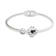 CallanCity Trendy Bracelet Fashion Four-Leaf Clover Wristband With Diamond High-Quality Jewelry Cuff Bangle Gifts For Family