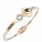 CallanCity For Christmas Fashion Simple Ladies Bracelet Elegant Exquisite Bracelet Wristband Cuff Bangle Festival Present