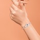 CallanCity Trendy Bracelet Fashion Four-Leaf Clover Wristband With Diamond High-Quality Jewelry Cuff Bangle Gifts For Family