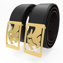 Callancity Hot Sale Luxury Leather Belt for Men Business Metal Buckle Belts  Callancity Hot Sale Luxury Leather Belt for Men Business Metal Buckle Belts