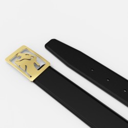 Callancity Hot Sale Luxury Leather Belt for Men Business Metal Buckle Belts  Callancity Hot Sale Luxury Leather Belt for Men Business Metal Buckle Belts