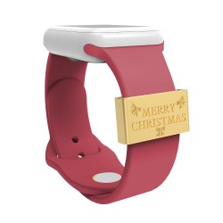 Christmas Gift Watch Band Charms For Apple Watch Series 7 6 5 4 3 2 1 Strap Decorative Accessories For iWatch Metal Ring Loops Christmas Gift Watch Band Charms For Apple Watch Series 7 6 5 4 3 2 1 Strap Decorative Accessories For iWatch Metal Ring Loops
