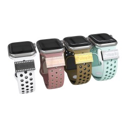 Callancity Smart Watch Bling Rings Diamonds Watch Band Charms For Apple Watch Strap Decorative Accessories For iWatch 41mm 45mm Callancity Smart Watch Bling Rings Diamonds Watch Band Charms For Apple Watch Strap Decorative Accessories For iWatch 41mm 45mm