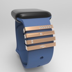 Callancity Luxury Bling Diamonds Smart Watch Band Charms For Apple Watch Series 7 6 5 4 3 2 1 Metal Strap Ring Loops Decorative Accessories For iWatch 41mm 45mm Callancity Luxury Bling Diamonds Smart Watch Band Charms For Apple Watch Series 7 6 5 4 3 2 1 Metal Strap Ring Loops Decorative Accessories For iWatch 41mm 45mm