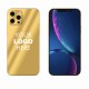iphone 14 pro max 24k gold housing custom back shell replacement battery cover case