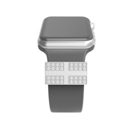 Crystal Band Ring Loops For Apple Watch 38mm 40mm 41mm 42mm 44mm 45mm Bling Watch Band Decorative Accessories Strap Charms For Smart Watch Crystal Band Ring Loops For Apple Watch 38mm 40mm 41mm 42mm 44mm 45mm Bling Watch Band Decorative Accessories Strap Charms For Smart Watch