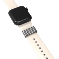 Luxury Bling Diamonds Watch Band Charms For iWatch Series 7 6 5 4 3 2 1 Metal Watch Strap Rings Loops For Apple Watch Luxury Bling Diamonds Watch Band Charms For iWatch Series 7 6 5 4 3 2 1 Metal Watch Strap Rings Loops For Apple Watch