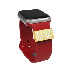 Luxury Bling Diamonds Watch Band Charms For iWatch Series 7 6 5 4 3 2 1 Metal Watch Strap Rings Loops For Apple Watch Luxury Bling Diamonds Watch Band Charms For iWatch Series 7 6 5 4 3 2 1 Metal Watch Strap Rings Loops For Apple Watch