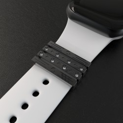 Watch Band Charms for Garmin Watch Silicone Band Smart Watch Bling Ring Loops Strap Decorative Accessories For Garmin Smart Watch Watch Band Charms for Garmin Watch Silicone Band Smart Watch Bling Ring Loops Strap Decorative Accessories For Garmin Smart Watch
