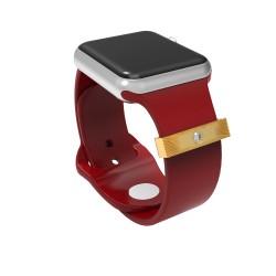 Luxury Design Inlay Single Diamond Smart Watch Band Charms Rubber Strap Decorative Ring Loops For iWatch Sereies 7 6 5 4 3 2 1 Luxury Design Inlay Single Diamond Smart Watch Band Charms Rubber Strap Decorative Ring Loops For iWatch Sereies 7 6 5 4 3 2 1