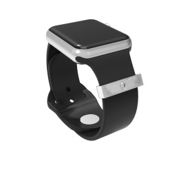 Luxury Design Inlay Single Diamond Smart Watch Band Charms Rubber Strap Decorative Ring Loops For iWatch Sereies 7 6 5 4 3 2 1 Luxury Design Inlay Single Diamond Smart Watch Band Charms Rubber Strap Decorative Ring Loops For iWatch Sereies 7 6 5 4 3 2 1