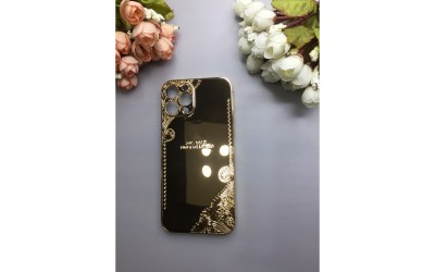 Luxury Carving Custom Pattern Logo Smart Phone Replacement Housing Compatible For iPhone Series 13 / 12