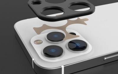 Metal Phone Camera Protector for Iphone Decoration Lens Protective Cover Compatible for iphone 13mini/13/13Pro/13Promaxost