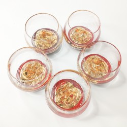 Luxury Classic Style Three-dimensional Gold Mountain Art Glass Tea Cup Wine Glass High Temperature Resistant Luxury Classic Style Three-dimensional Gold Mountain Art Glass Tea Cup Wine Glass High Temperature Resistant