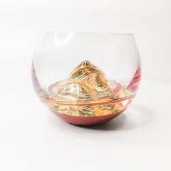 Luxury Classic Style Three-dimensional Gold Mountain Art Glass Tea Cup Wine Glass High Temperature Resistant Luxury Classic Style Three-dimensional Gold Mountain Art Glass Tea Cup Wine Glass High Temperature Resistant