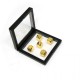 Callancity Luxury 24kt Gold Plated With Diamonds 5 pcs Six-sided Dice
