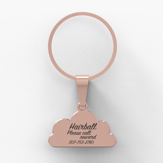 CallanCity Cloud shape Personalized Custom Dog ID Tag Engraving Pet Dog Tag Collar Accessories Puppy Cat Name Tag Dog Necklace Pendant