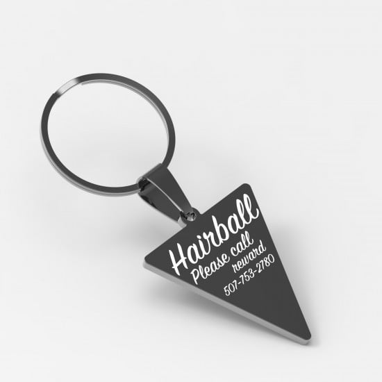 Callancity Triangle Shape New Style Pet Cat Dog ID Tag Custom Engraving Personalized Dog Collar Pet Charm Name Pendant Necklace Puppy Accessories