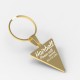 Callancity Triangle Shape New Style Pet Cat Dog ID Tag Custom Engraving Personalized Dog Collar Pet Charm Name Pendant Necklace Puppy Accessories