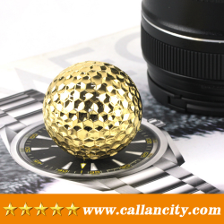 Callancity Luxury High Quality Alloy 24kt Gold Plated Golf Ball Callancity Luxury High Quality Alloy 24kt Gold Plated Golf Ball