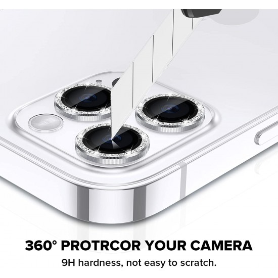 Callancity Compatible for iPhone 13 Pro Max New Design Camera Lens Protector Full Cover Sticker Accessories for iPhone Pro Max.