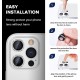 Callancity Compatible for iPhone 13 Pro Max New Design Camera Lens Protector Full Cover Sticker Accessories for iPhone Pro Max.