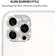 Callancity Crystal Camera Lens Protector Compatible For Iphone 13Pro Max Camera Back Cover 3D Bling Diamond Lens Protective Decoration Sticker