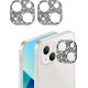 Callancity Crystal Camera Lens Protector Compatible For Iphone 13Pro Max Camera Back Cover 3D Bling Diamond Lens Protective Decoration Sticker